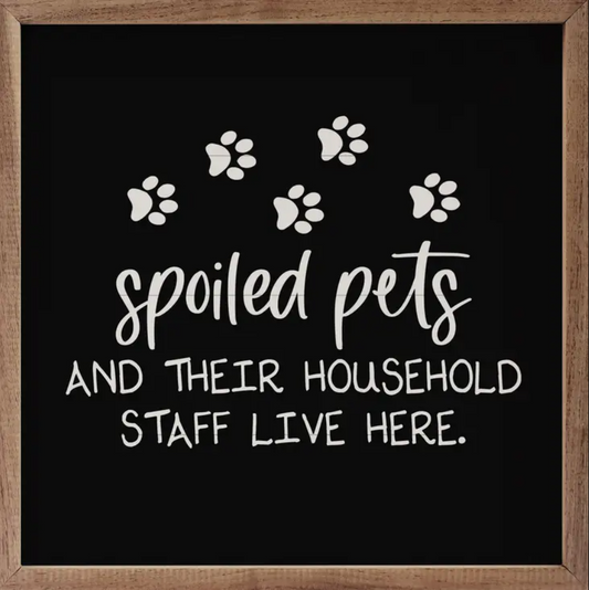 Spoiled Pets Staff Paws Black image 0