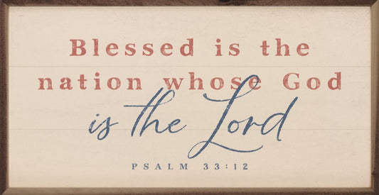 Is the Lord Psalm 33:12 White image 1