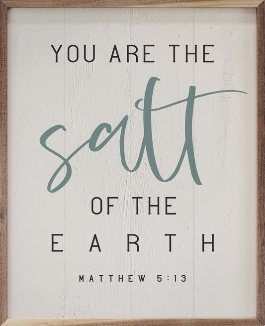 You Are The Salt Of The Earth White image 0