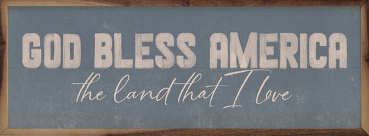 God Bless America Blue image 0