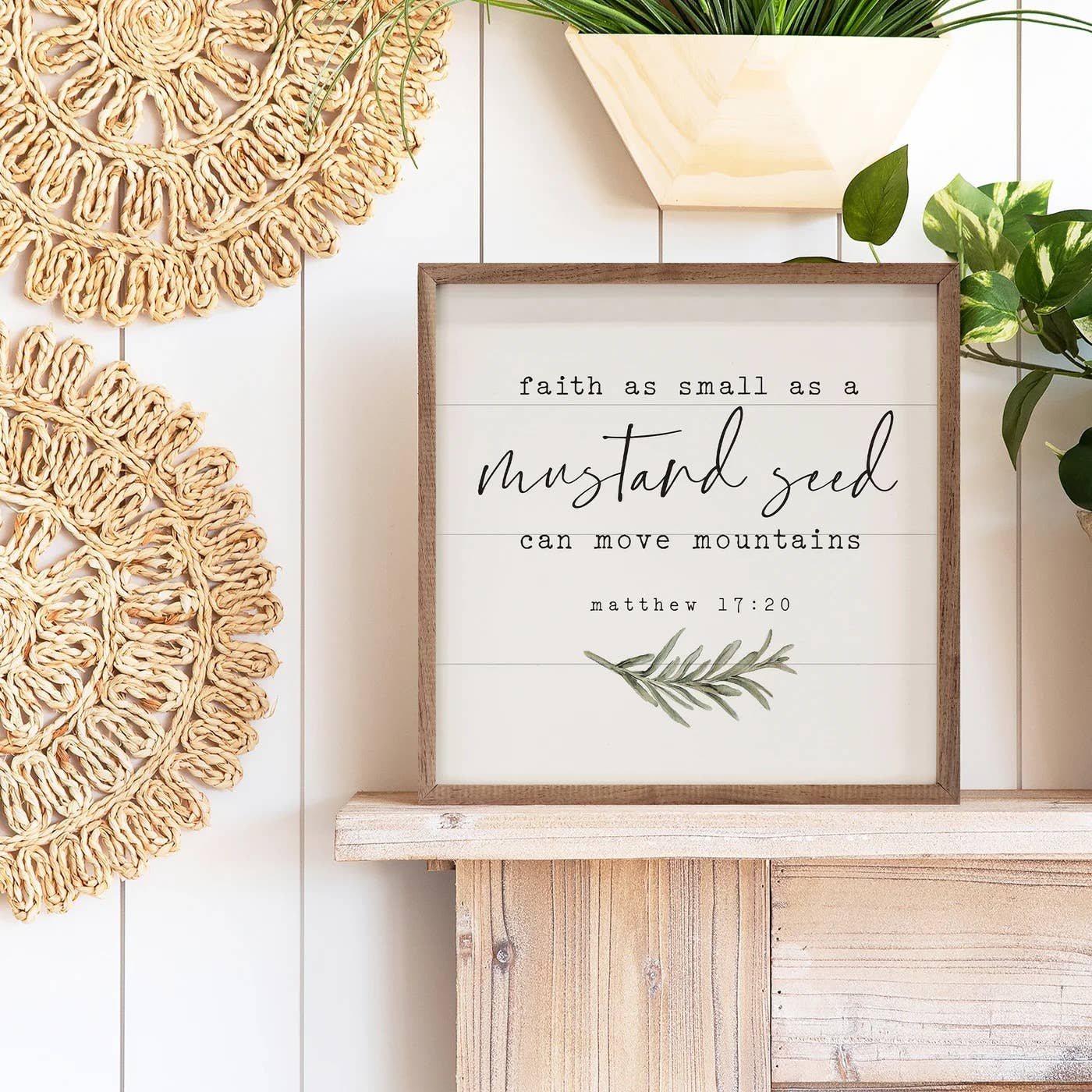 Mustard Seed Greenery Matthew 17:20