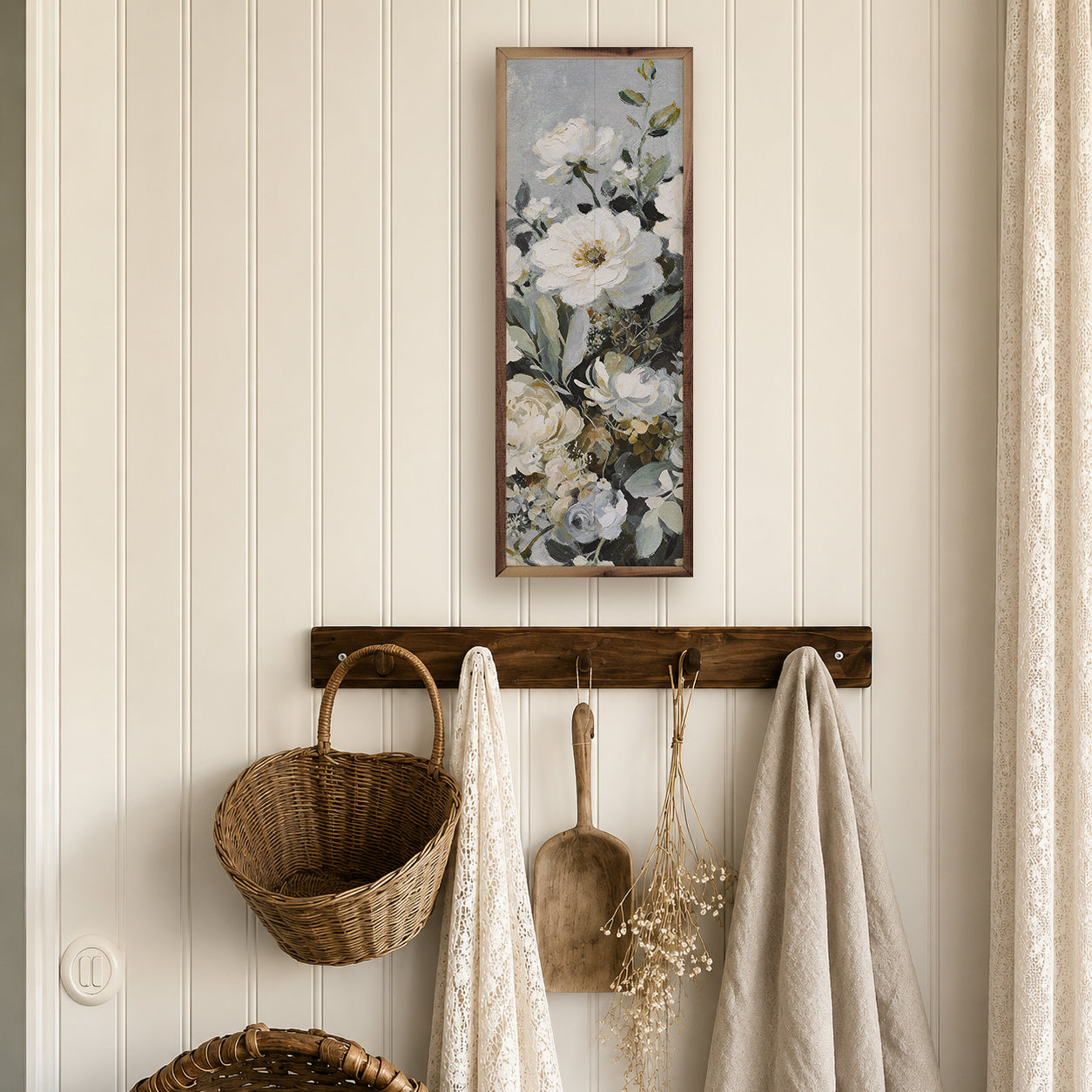 Ivory Wildflowers In Bloom