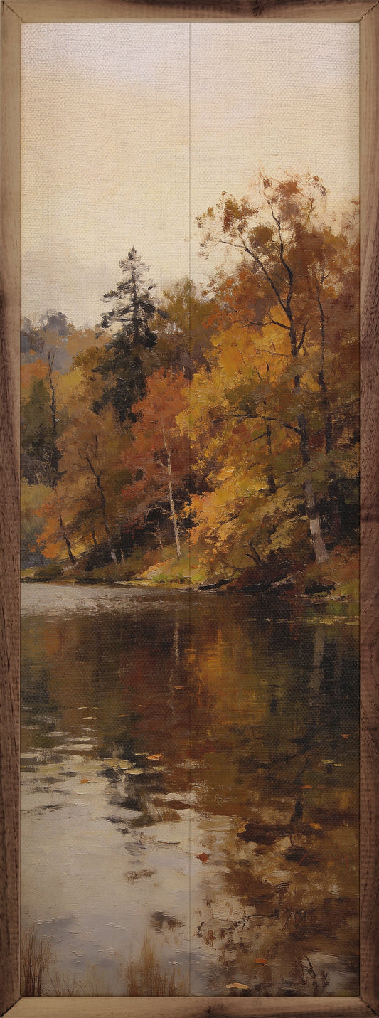 Quiet Autumn River Reflections