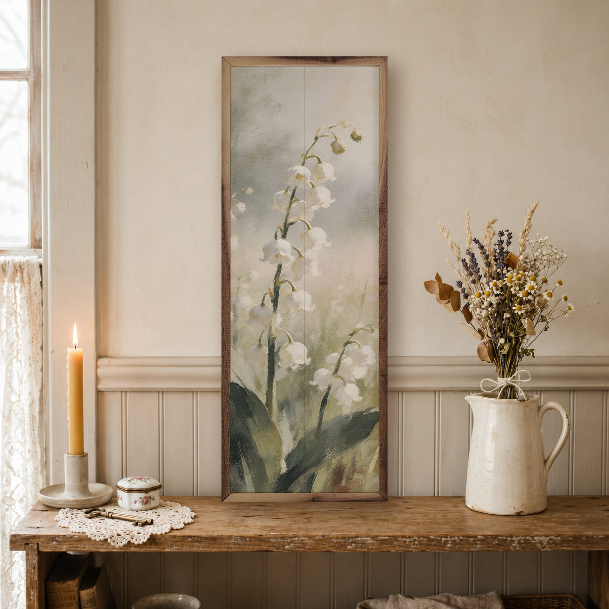 Soft Meadow Bells And Wildflowers