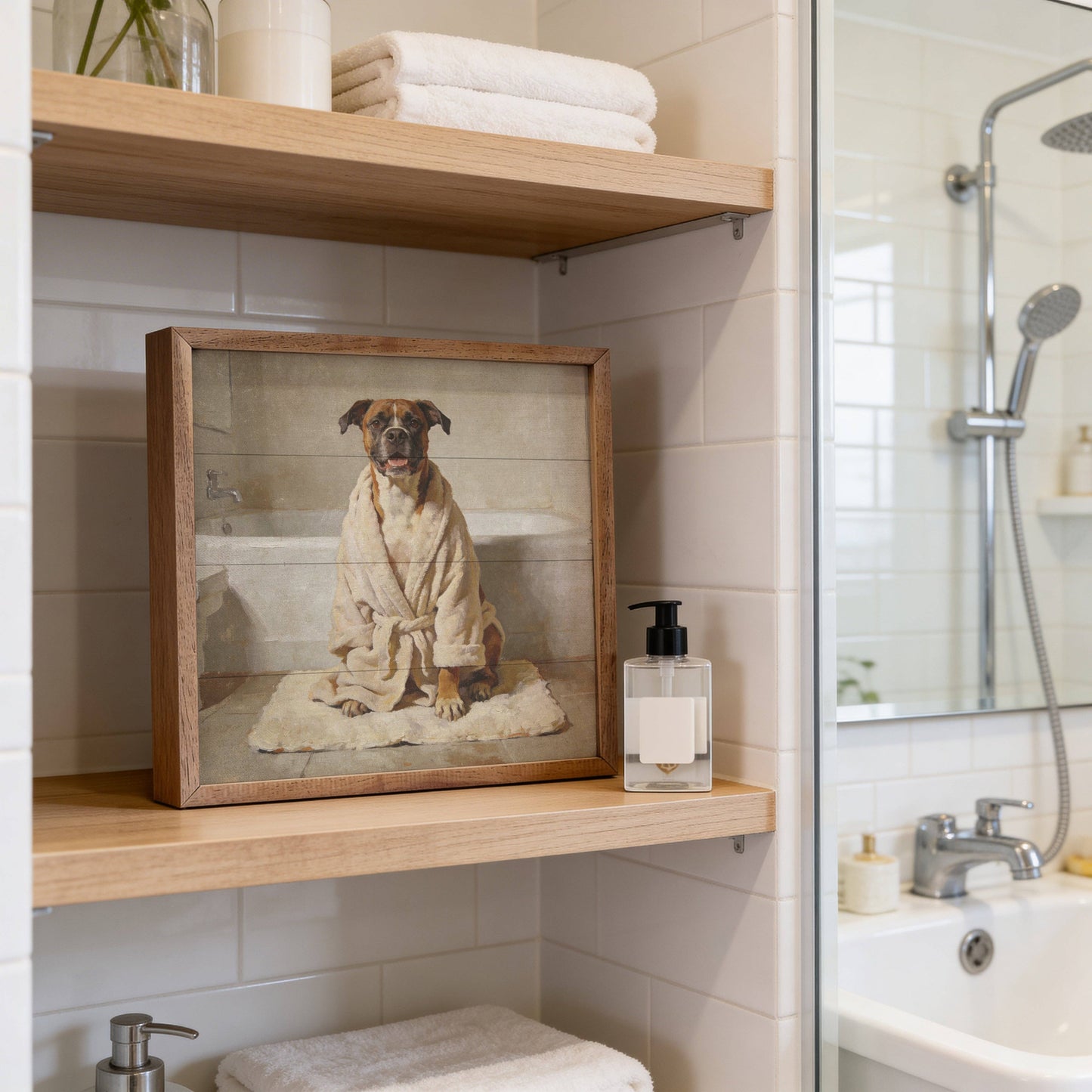 Bath Time Boxer Robe