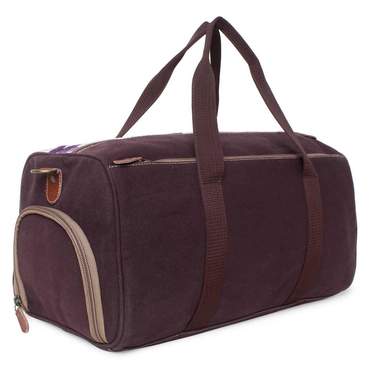 Floral Up-cycled Canvas Weekender Bag