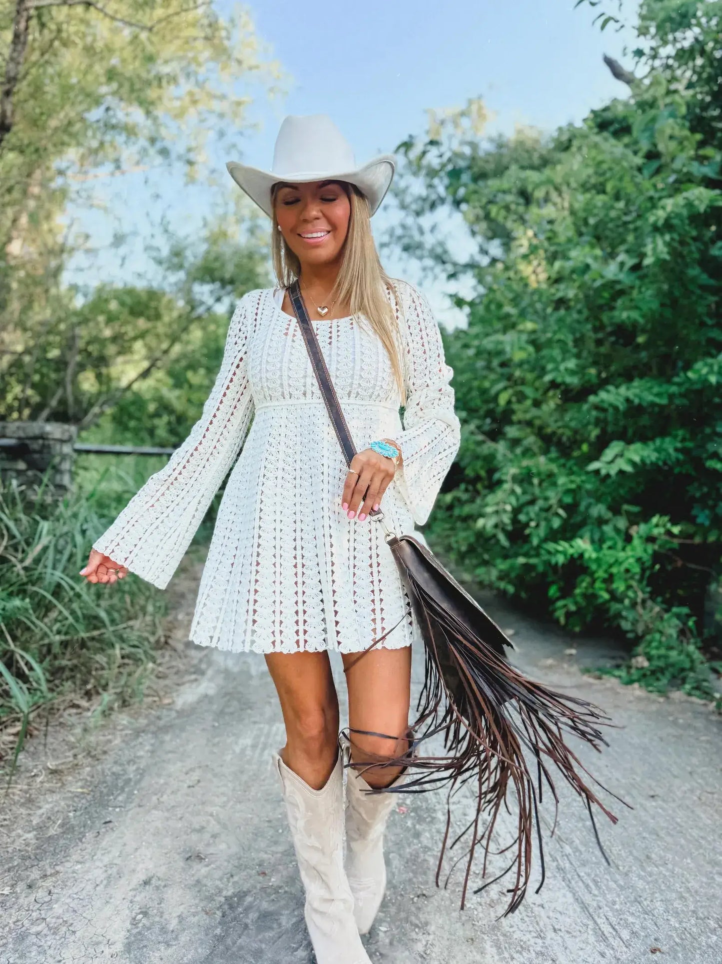 ALEXA THUNDERBIRD CROSSBODY | Western Cowhide Leather purse
