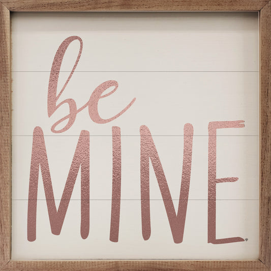 Glitter Pink Be Mine White image 0