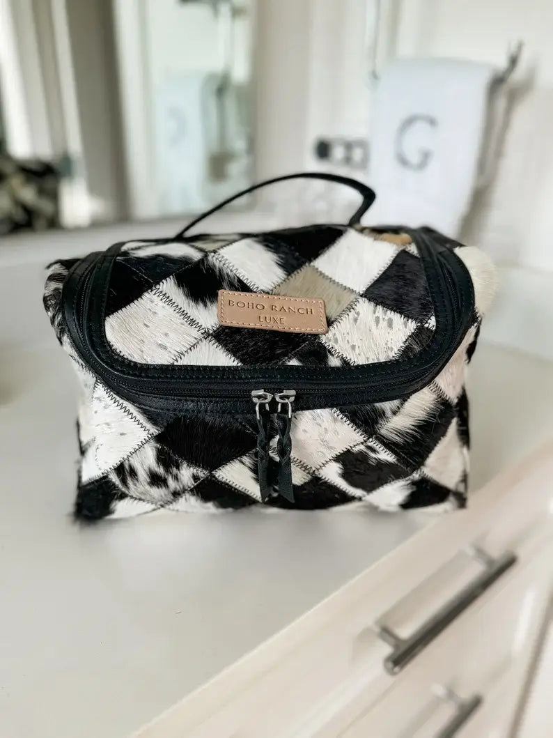 BOHO LUXE Genuine Hair On Travel Bag