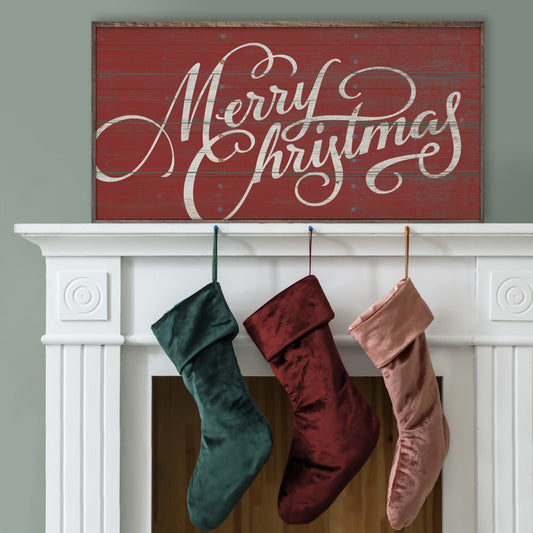 Merry Christmas Curly Red image 0