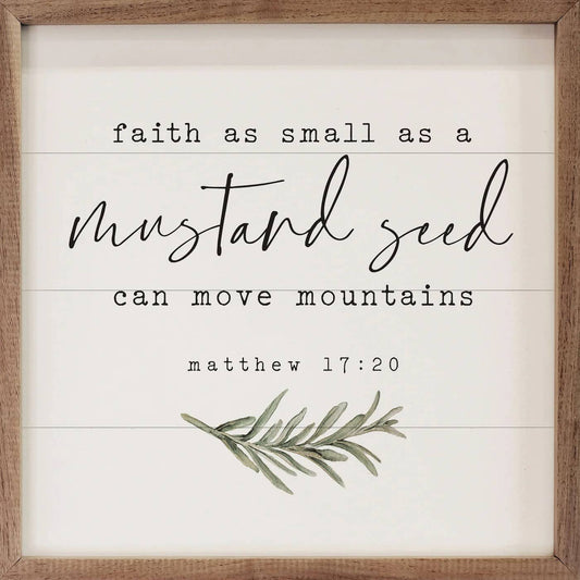 Mustard Seed Greenery Matthew 17:20