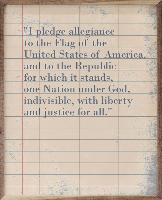 I Pledge Allegiance On Paper image 0