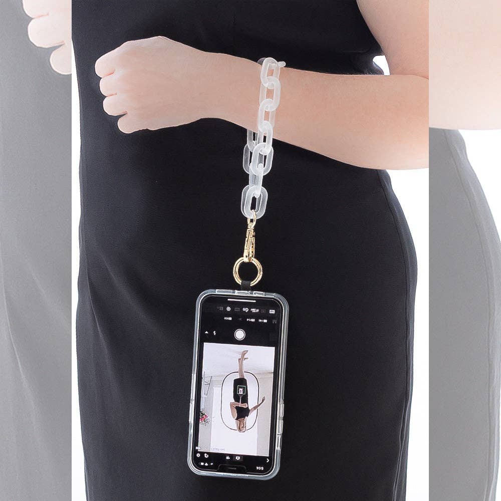 Clip & Go Ice Chain with Pouch: Midnight Black Chain with Black Pouch