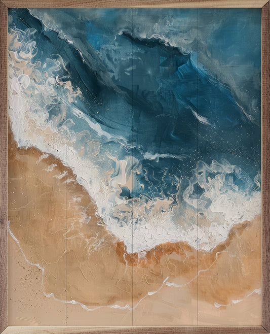Foamy Beach II By Petals Prints Design image 0