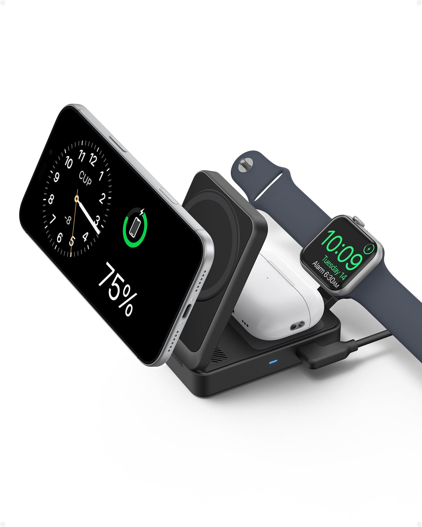 Anker MagGo Wireless Charging Station (Foldable 3-in-1)