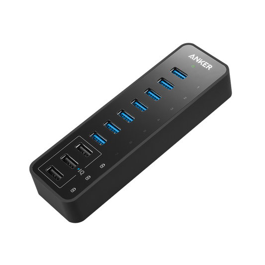 Anker 60W 10-Port USB 3.0 Data Hub