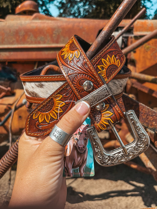 The Sunflower Belt a Haute Southern Hyde by Beth Marie Exclusive