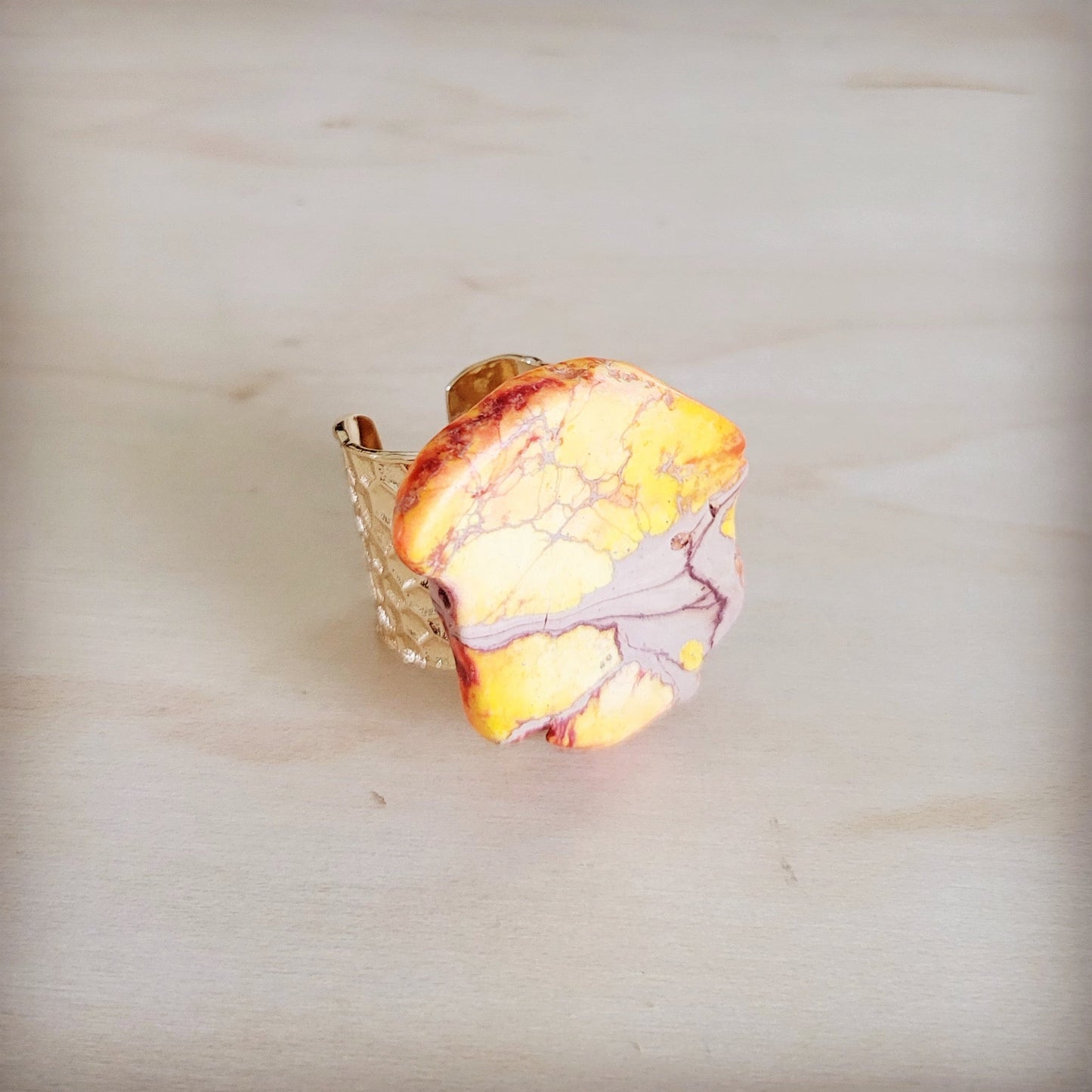 Orange Regalite Western Boho Statement Ring 012ac