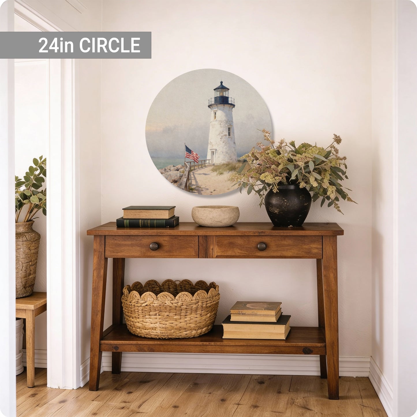 Coastal Lighthouse Circle