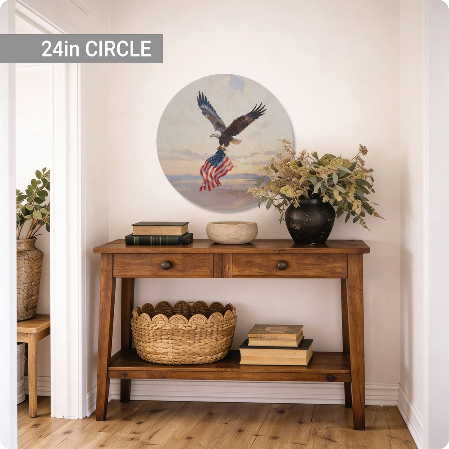 Patriotic Eagle Circle