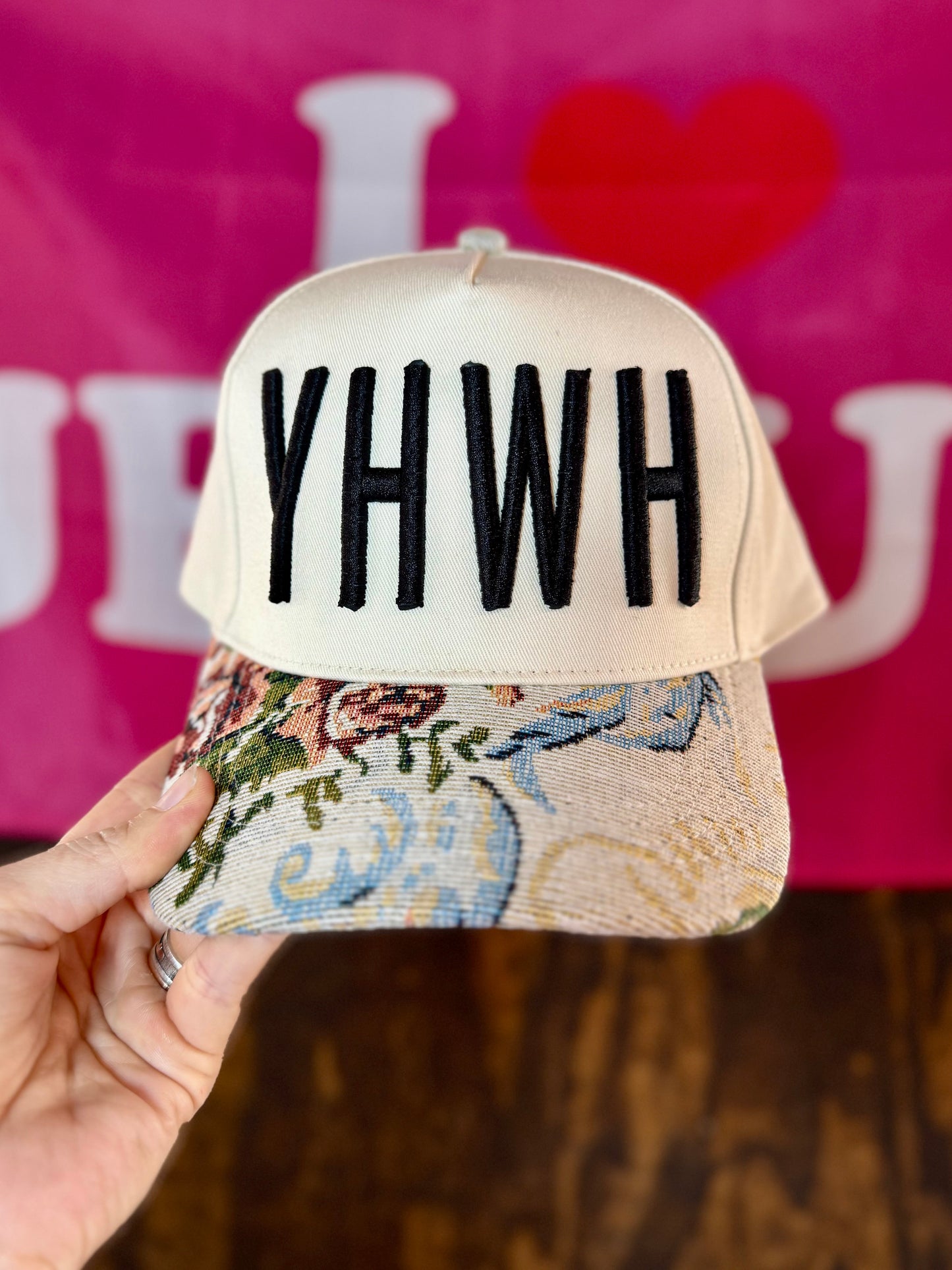 YHWH Puff Embroidered Hat