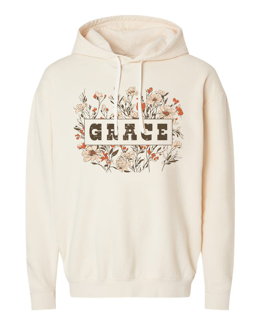 Floral Grace  Hoodie