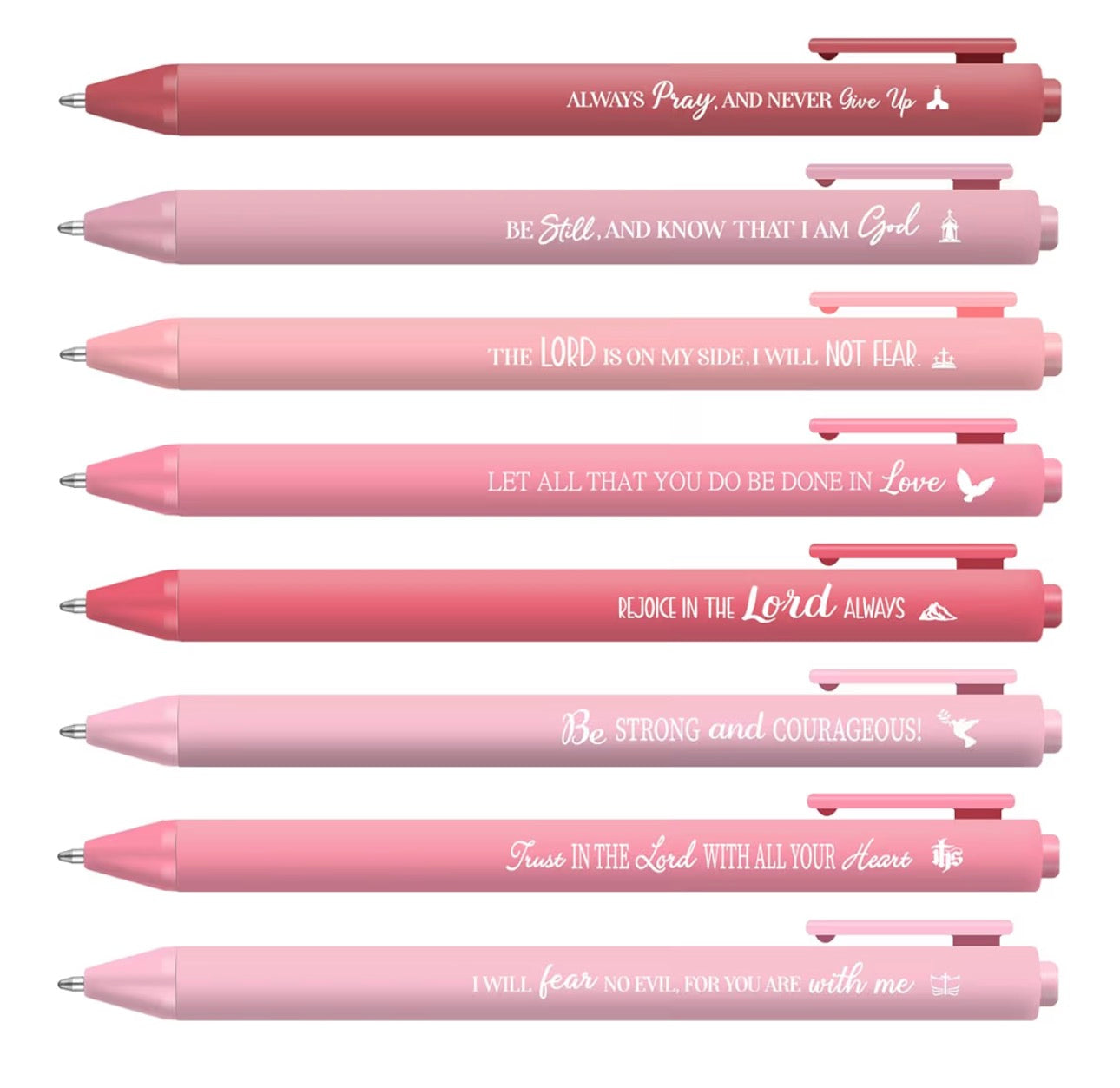 Scripture Pens - Bible Pens - Smooth Writing Pens - Jesus Pens - Scripture Bible Pens - Christian Gift