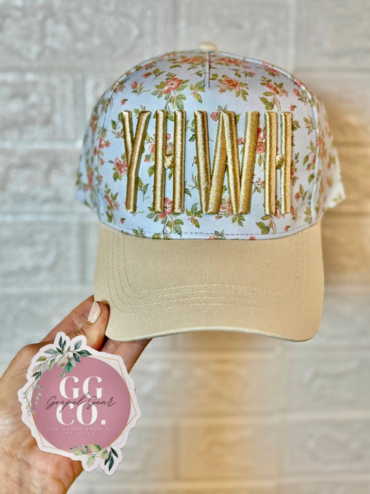YHWH Puff Embroidered Hat