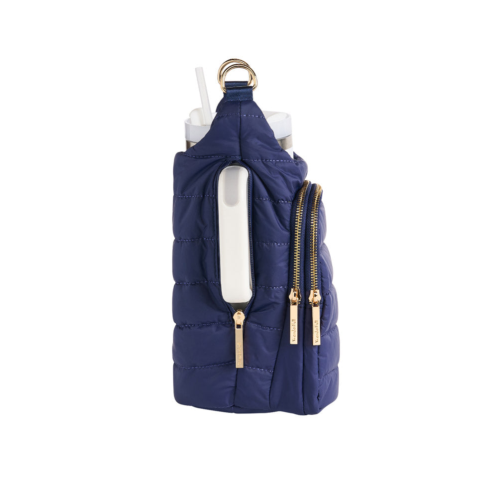 HydroBag® HANDLE™- Island Navy Matte with Pink and Navy Strap
