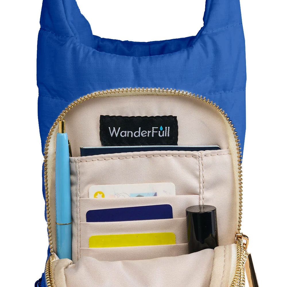 Royal Blue HydroBag® with Blue & White Striped Strap