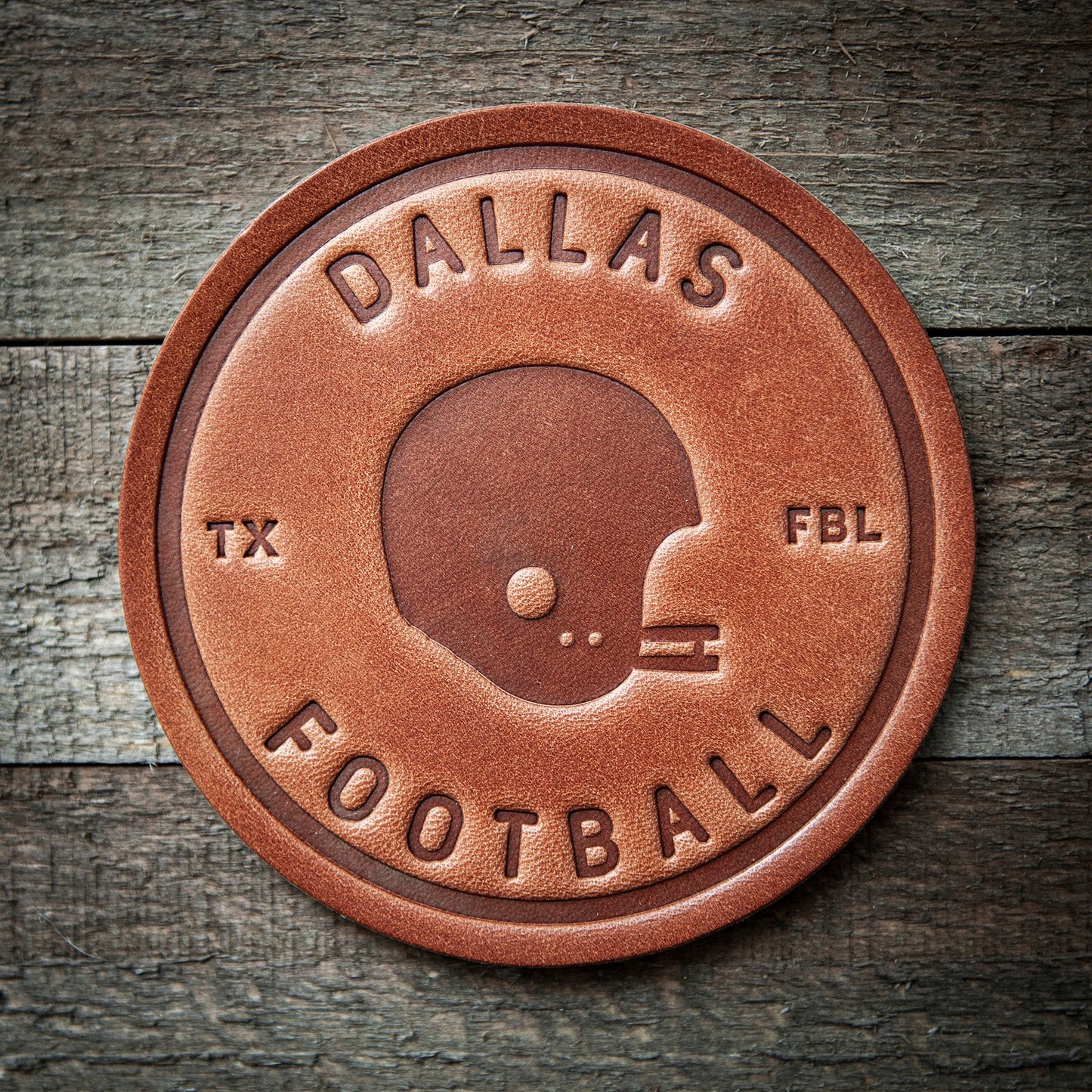 Dallas Football Leather Coaster