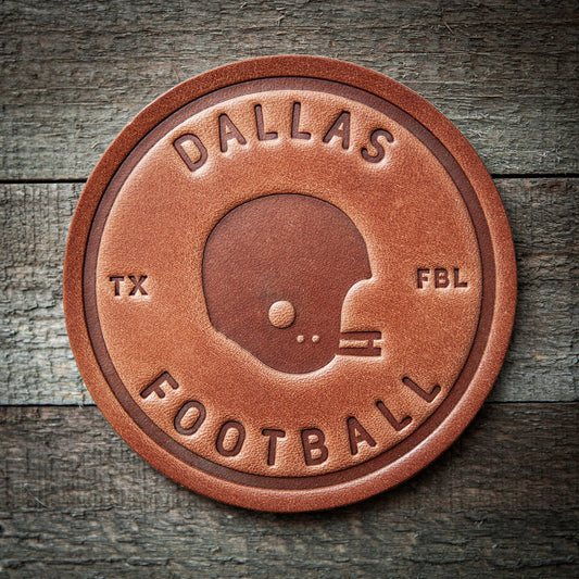 Dallas Football Leather Coaster