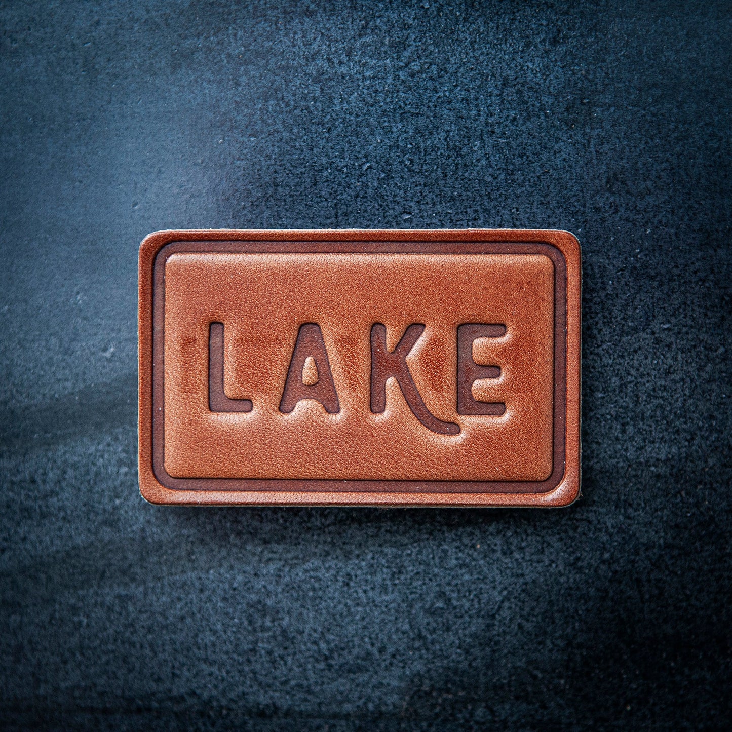 Lake Leather Magnet Block Style