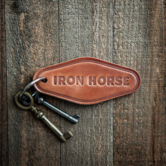 Iron Horse Leather Keychain Motel Style