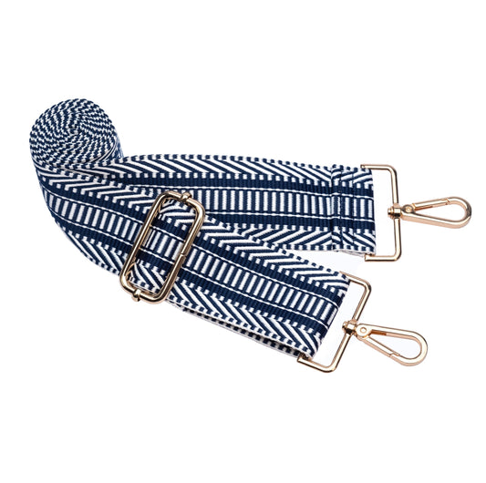 Island Navy Patterned Strap