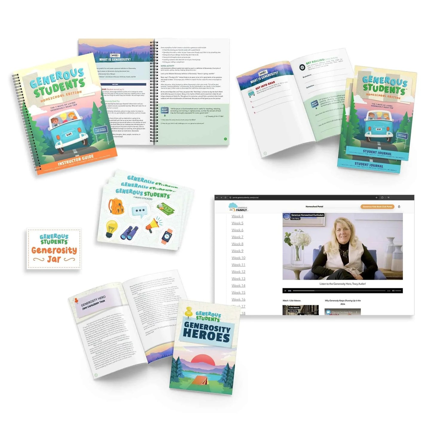Generous Students Homeschool Curriculum (Ages 5-15)