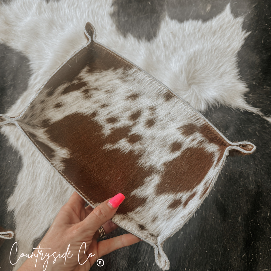 Cowhide Tray