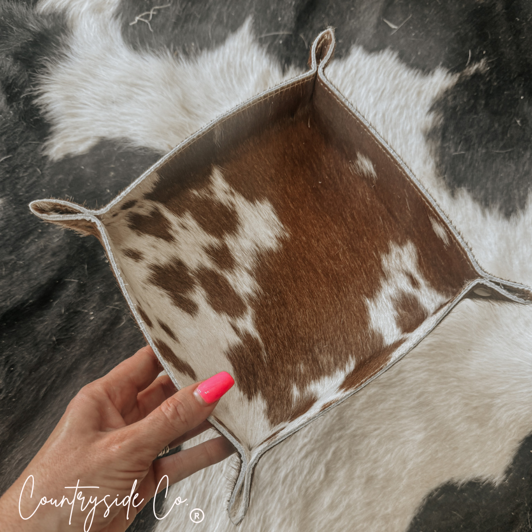 Cowhide Tray