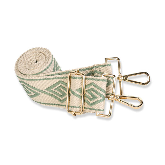 Sage and Tan Woven Strap - Strap Only