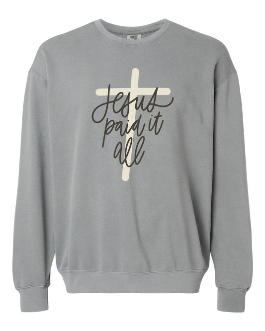 Jesus Paid It All By Brooke Nicole Designs Crew