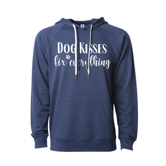 Dog Kisses Fix Anything Hoodie
