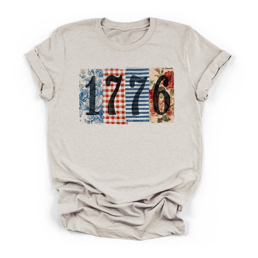 Patchwork 1776 Tee
