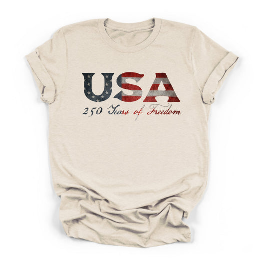 USA 250 Years Of Freedom Tee