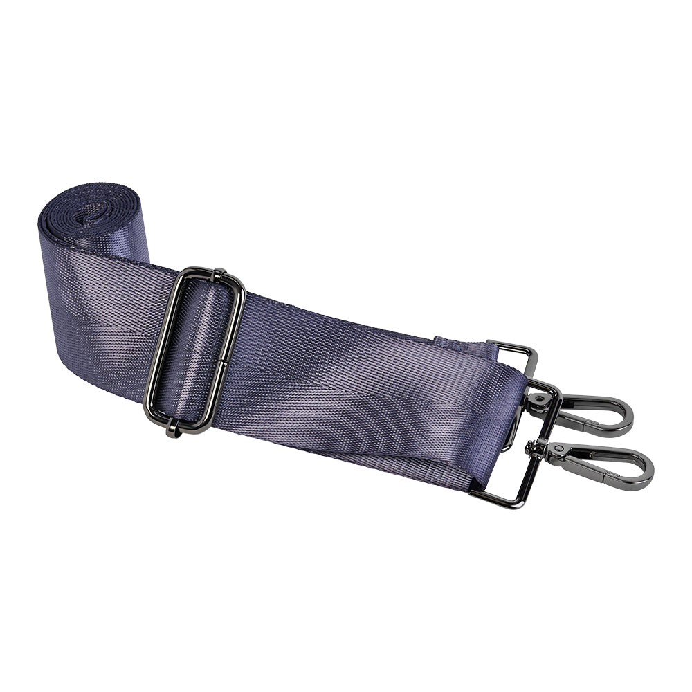 Pewter Solid Strap with Gunmetal Hardware