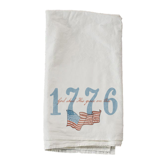 1776 God Shed His Grace Americana Towel
