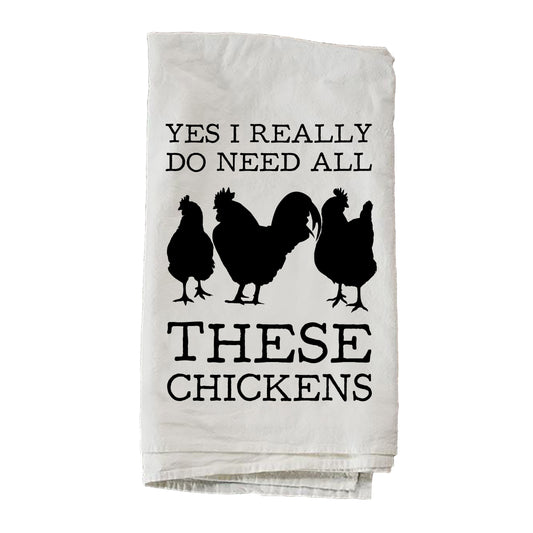 All These Chickens Towel