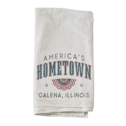 America's Hometown Personalized Towel