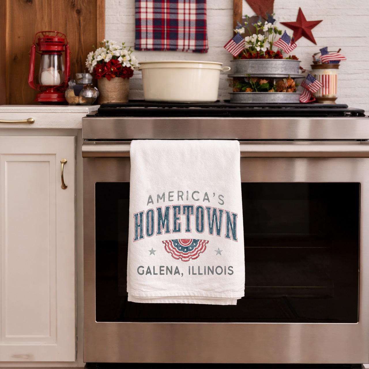 America's Hometown Personalized Towel