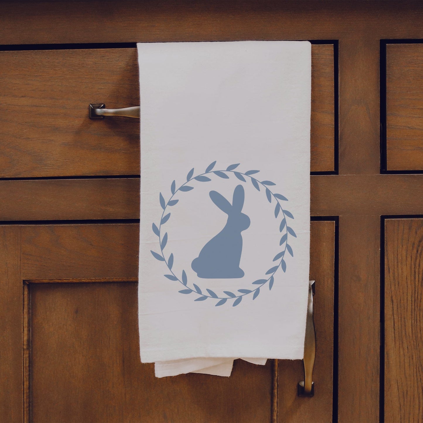 Bunny Silhouette By Brooke Nicole Designs Towel