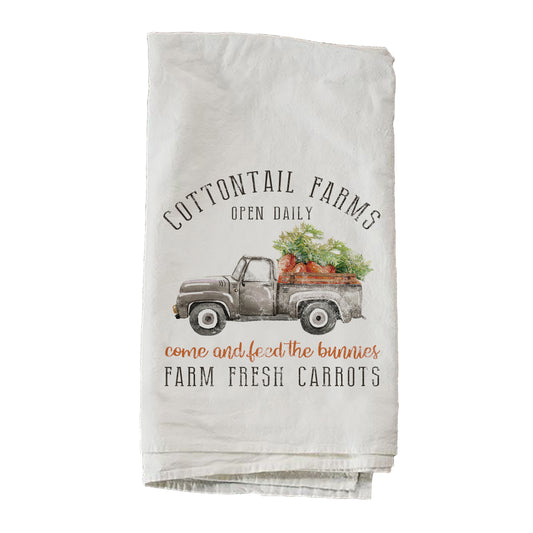 Cottontail Farms Gray Truck Towel
